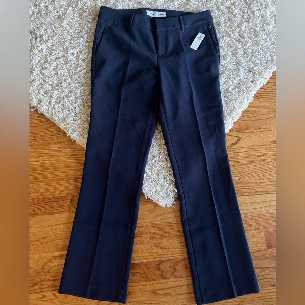 NWT Old Navy navy blue pants size 6, “Harper” style